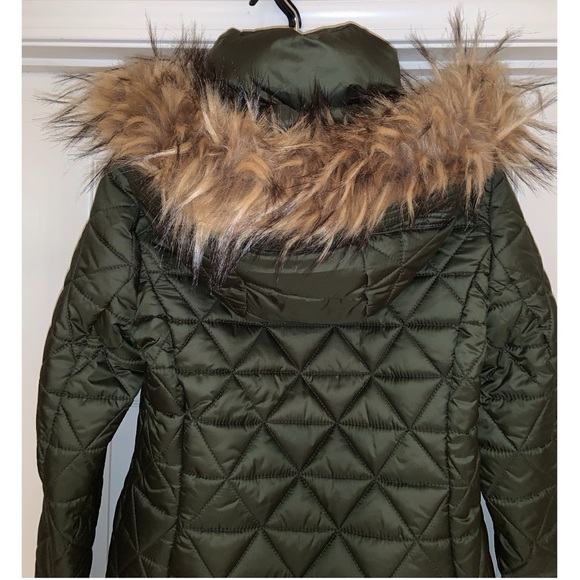 Marc New York by Andrew Marc Chevron Quilted Jacket with Removable Faux Fur—NWT - Picture 13 of 17